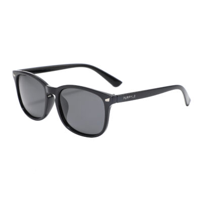 Clermont 4375-1 WFR Classic Polarized Tinted Sunglasses Black